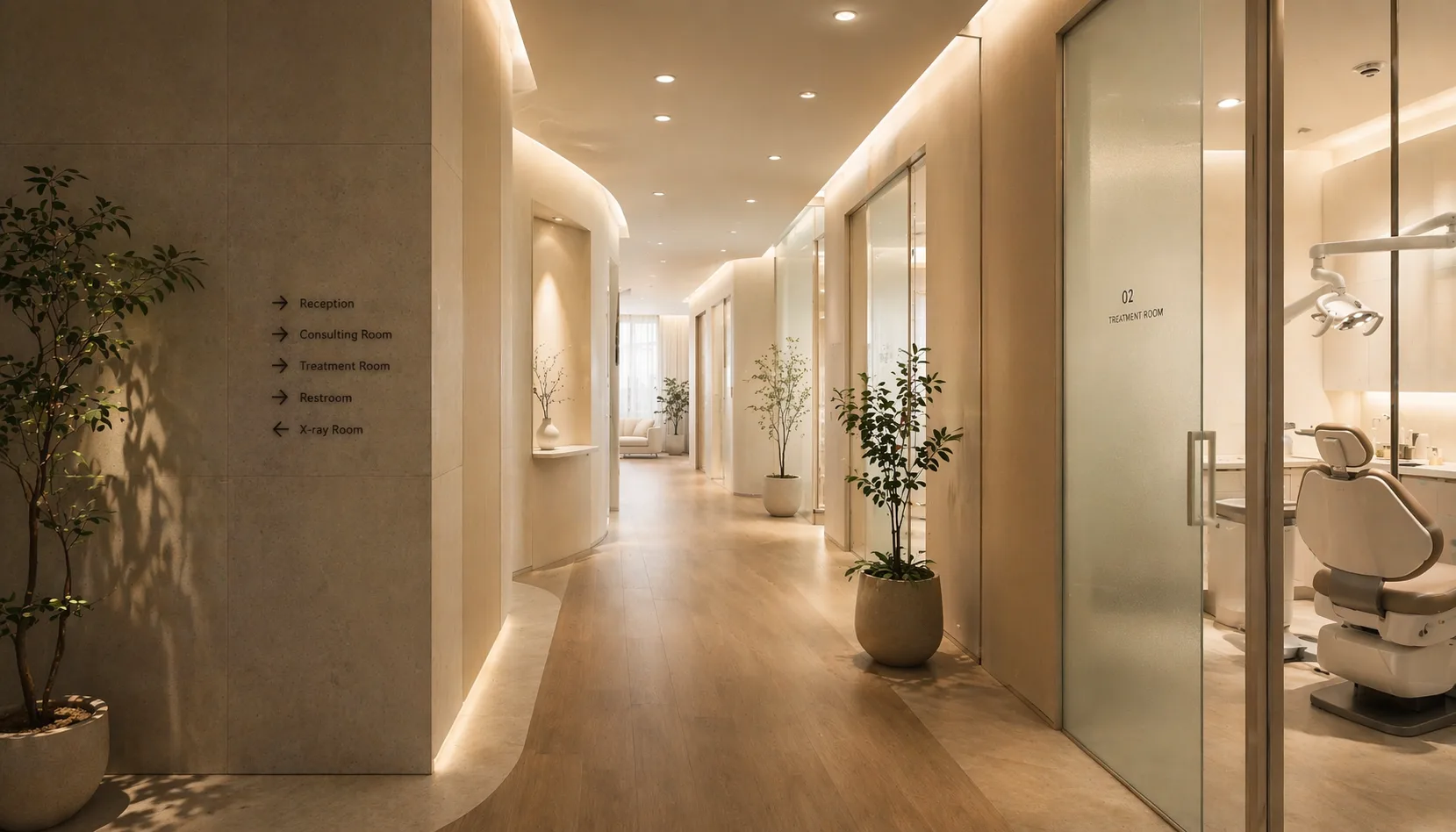 루체 치과의원 복도